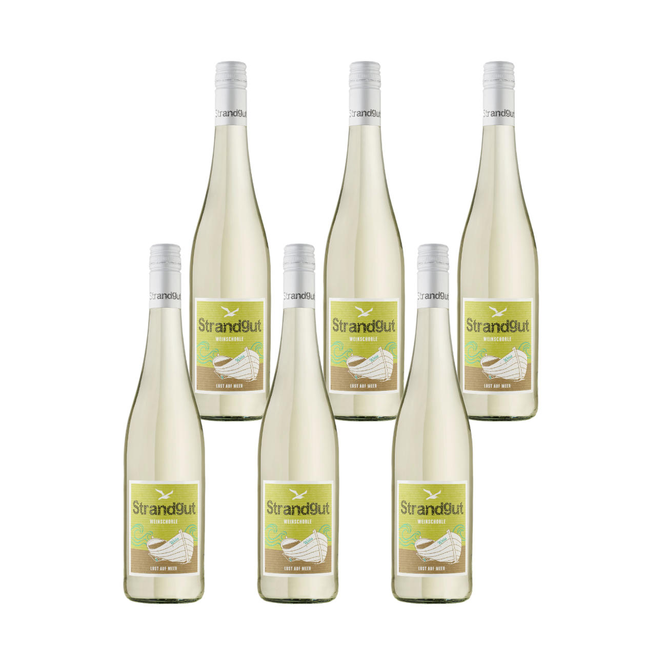 Strandgut Weinschorle Weiß 6% vol. 0,75l