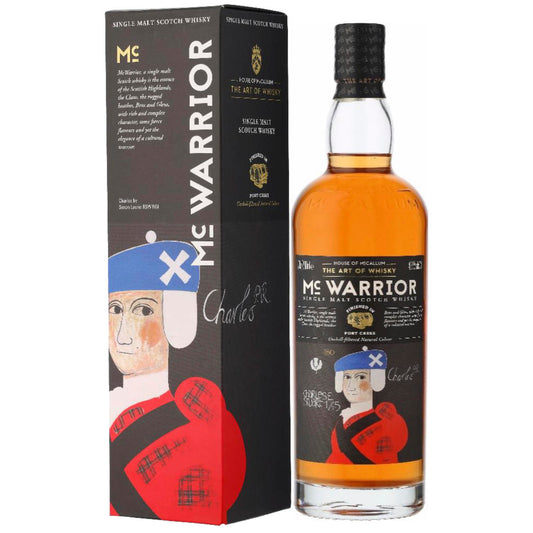 McWarrior Single Malt Scotch Whisky Port Cask 43,5% vol. 0,7l in Geschenkverpackung